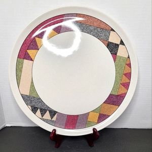 Studio Nova Palm Desert Chop Plate Serving Platter 12 inch Geometric Southwest